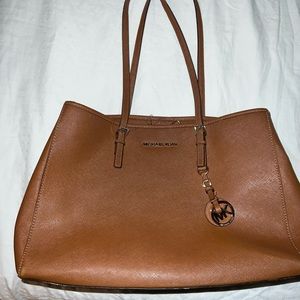 Michael Kors Saffiano Leather Tote Bag